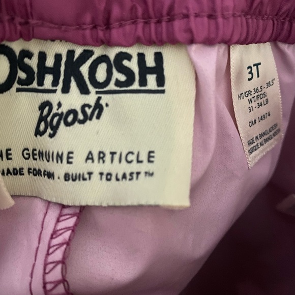 Oshkosh B’gosh splash pants 3T - Picture 5 of 5
